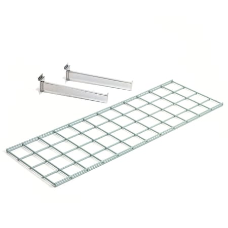 Global Industrial Wire Shelf 36 X 12 With 2 Brackets 502582C